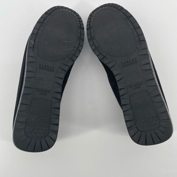 Stuart Weitzman Women’s Black Suede Round Toe Slip-On Platform Loafers Size 9 - Picture 6 of 8